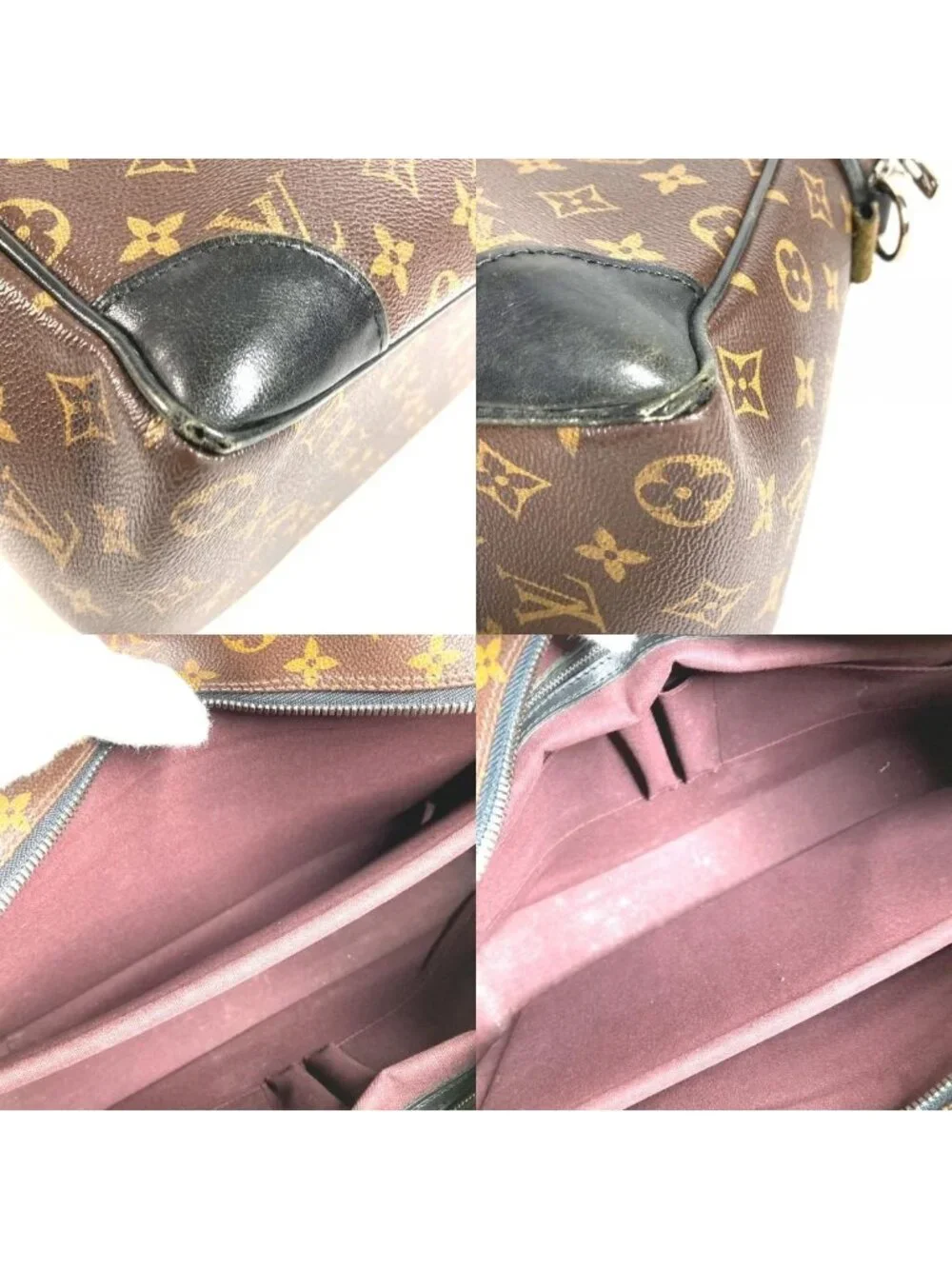 Louis Vuitton Business Bag Porte Documents Voyage GM Monogram Macassar Canvas